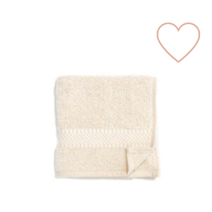 Gezichtsdoekje biokatoen éçru